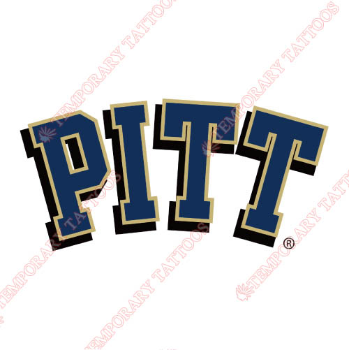 Pittsburgh Panthers Customize Temporary Tattoos Stickers NO.5902